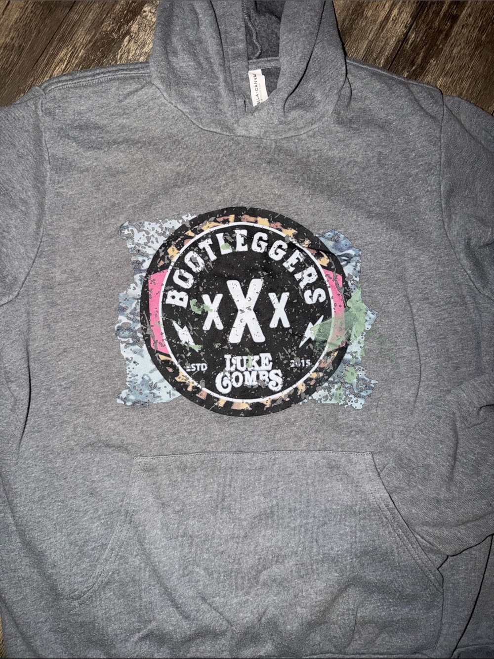 Women’s Gray Luke Combs Graphic Hoodie